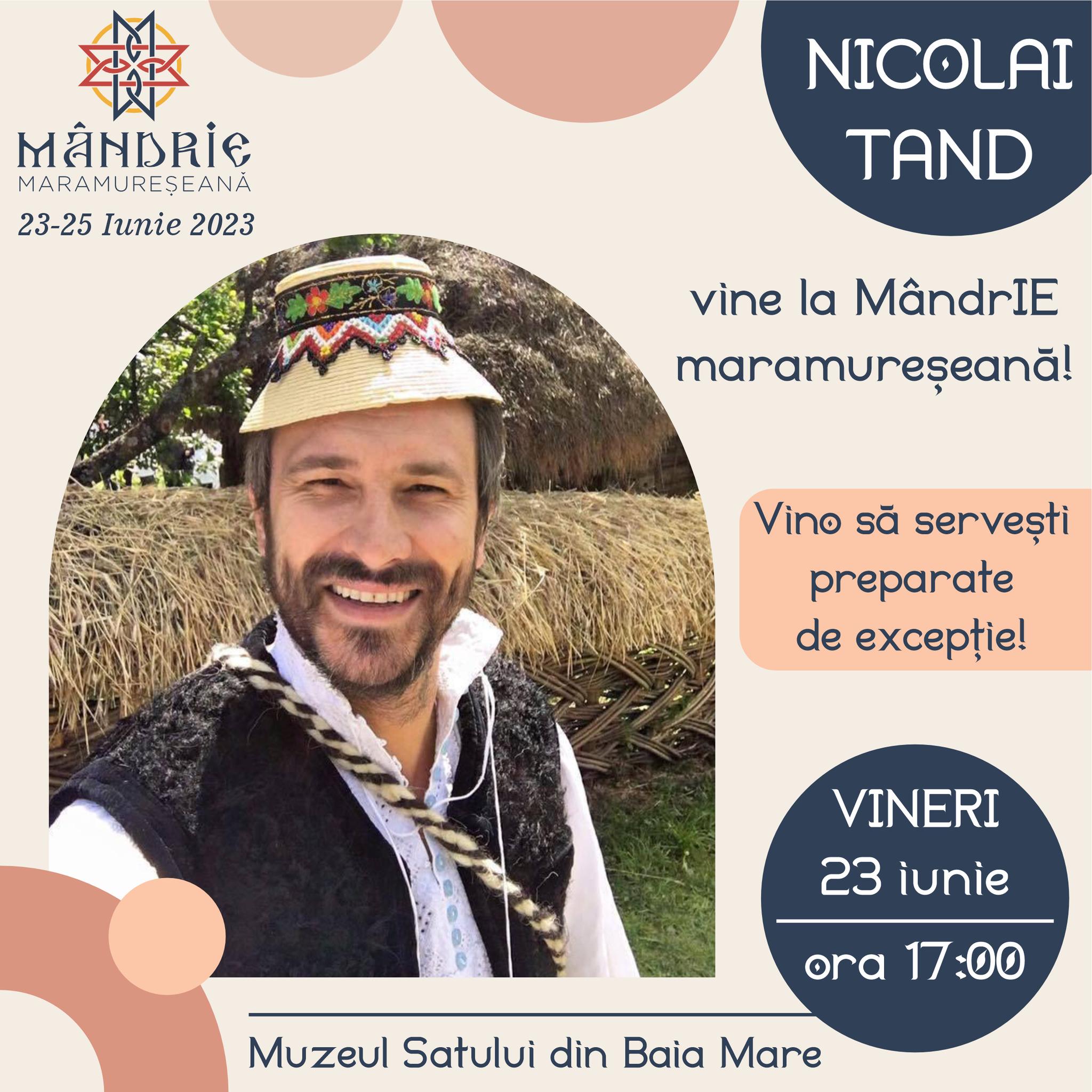 Nicolai Tand, prezent la MândrIE maramureșeană